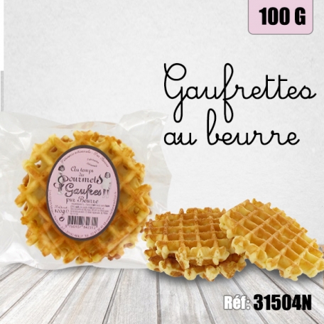 ATDG GAUFRETTES au BEURRE x 4 100 G