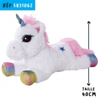 LICORNE COUCHEE 40CM